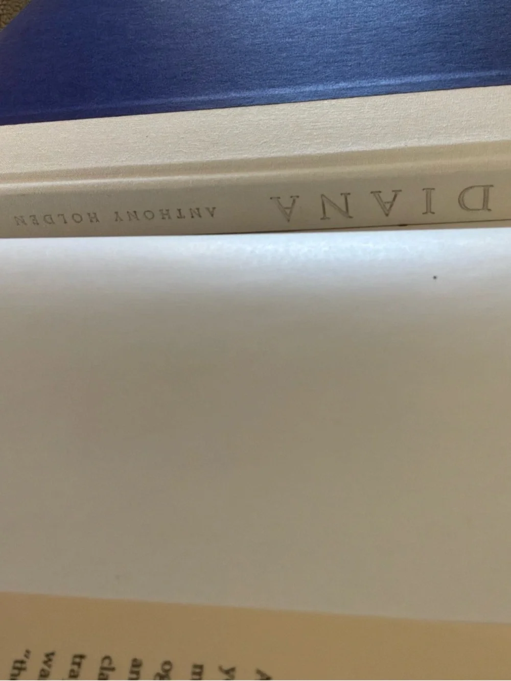 Vintage 1997 Diana Her Life & Her Legacy Coffee Table Book by Anthony Holden